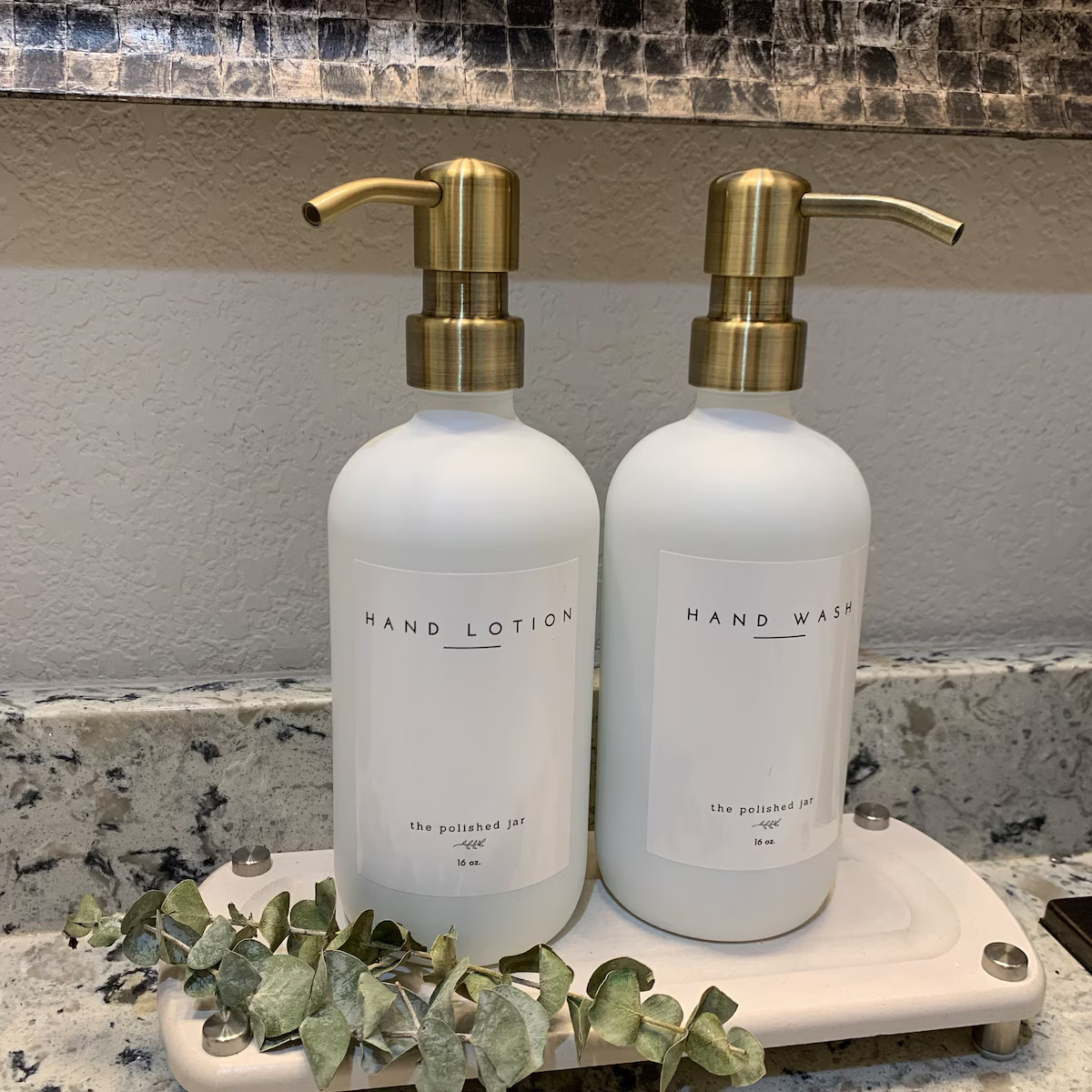 Glass Bottle | Amber or Clear Bottle Soap Dispenser | Hand Wash/dish Soap/hand Lotion | Signature... | Etsy (US)