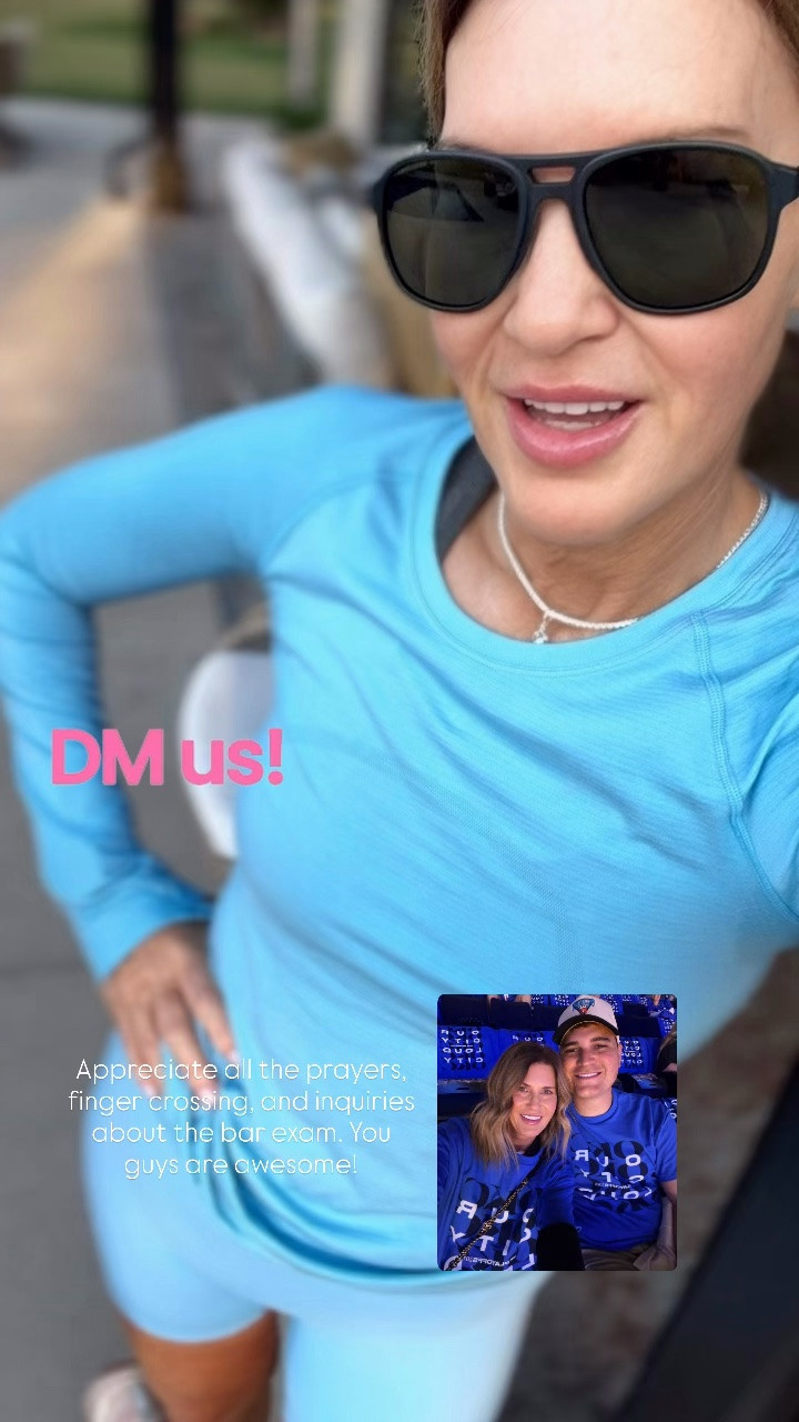 Morning walk and in our DMs. What I wore: size 6 top and size 4 shorts

#LTKOver40 #LTKActive