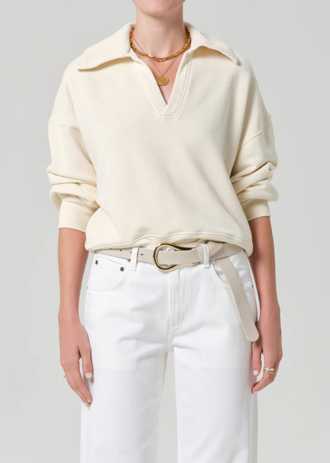 Trapeze Pullover in Cream | Citizens of Humanity