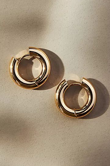 Aleka Huggie Hoop Earrings | Anthropologie (US)