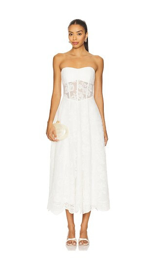 V. Chapman Hazel Dress in White. - size 4 (also in 0, 10, 12, 2, 6, 8) | Revolve Clothing (Global)
