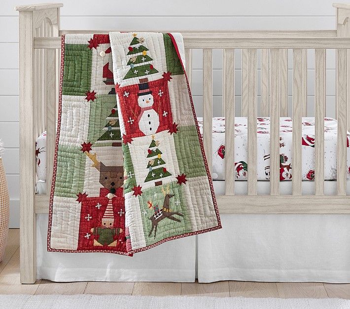 Holiday Heritage Toddler Quilt | Pottery Barn Kids