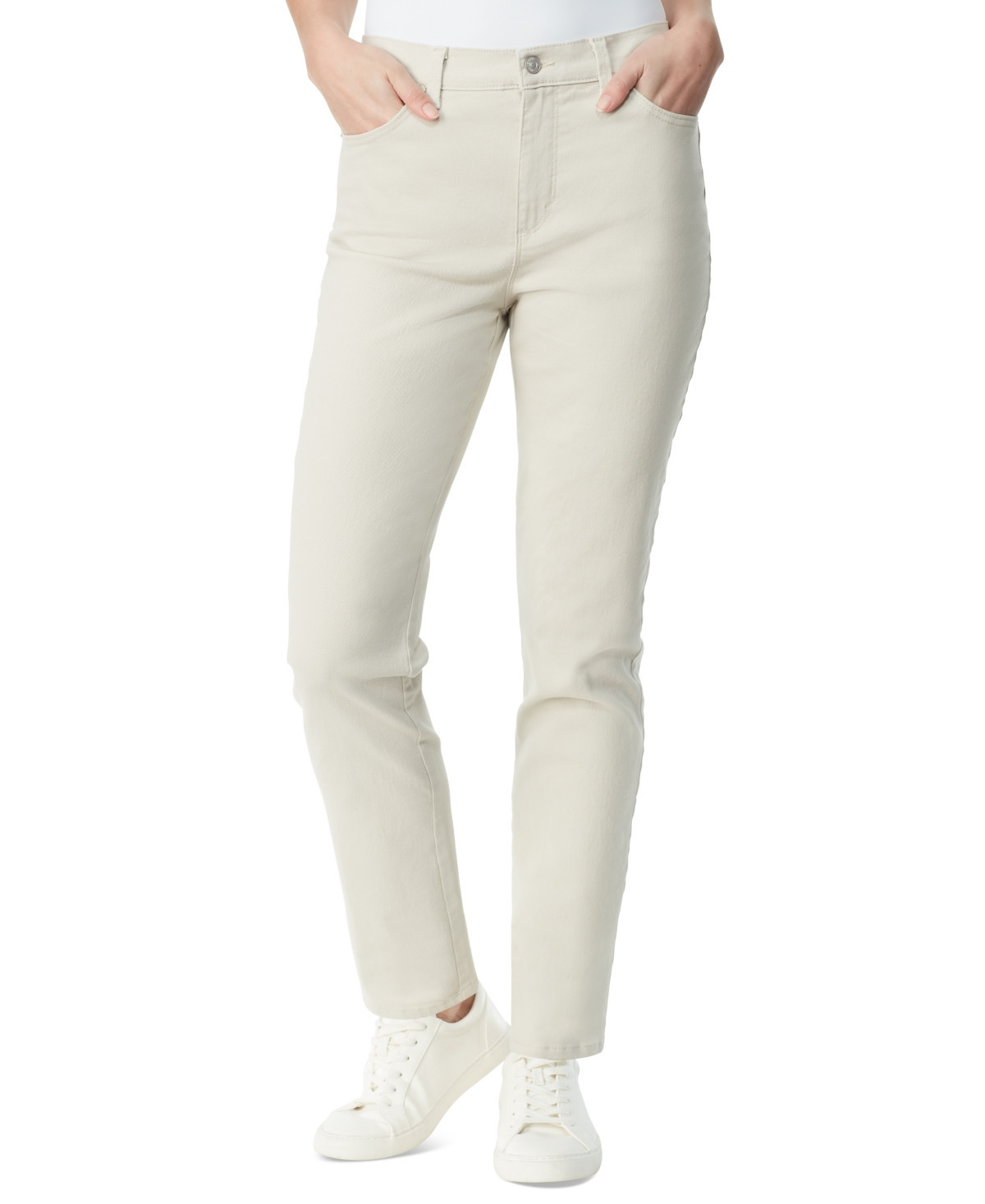 Gloria Vanderbilt Women's Amanda Classic Straight Jeans, in Regular, Short & Long - Stonewood | Macy's