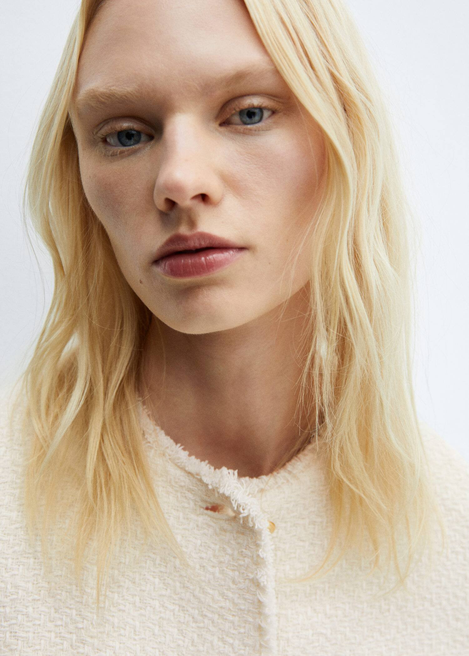 Giacca tweed tasche -  Donna | Mango Italia | Mango IT