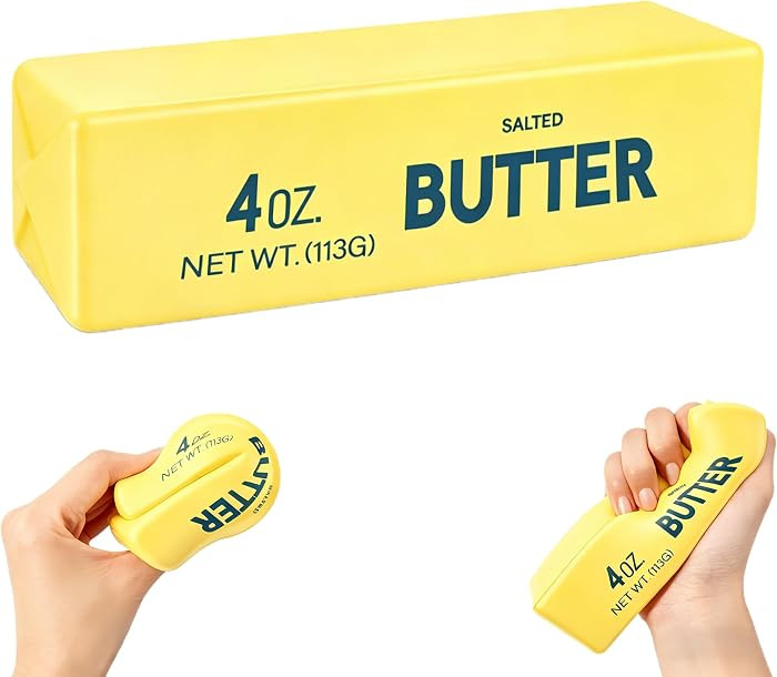 Butter Squishy Toy - Soft & Squeezeable Squishy Fidget Toys, Slow Rising Squishy Toys for Stress ... | Amazon (US)