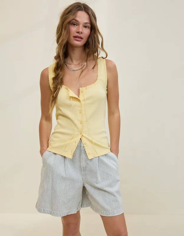 Aerie Sneak Peek Tank Top | Aerie