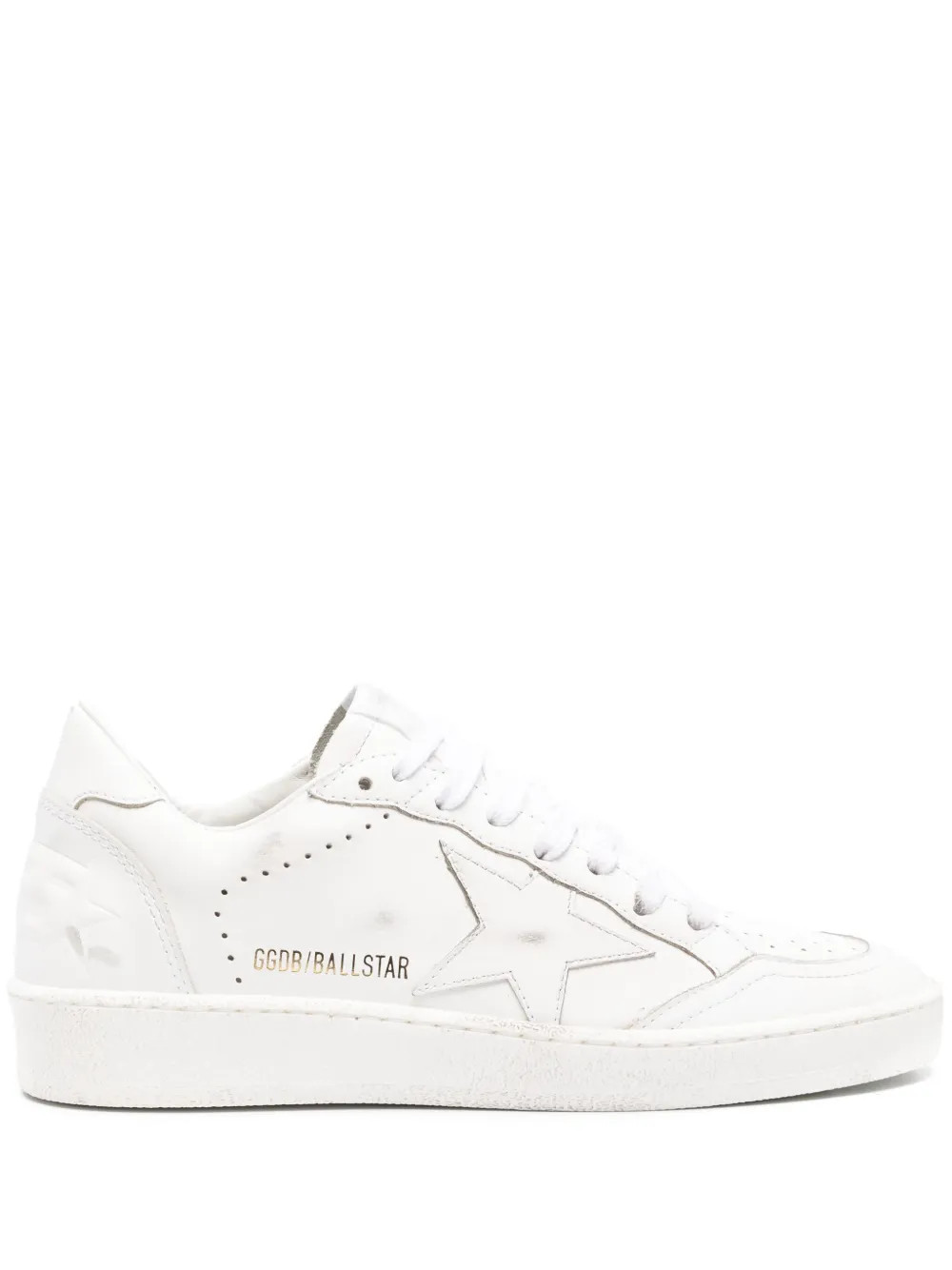 Golden Goose Ball Star Leather Sneakers - Farfetch | Farfetch Global