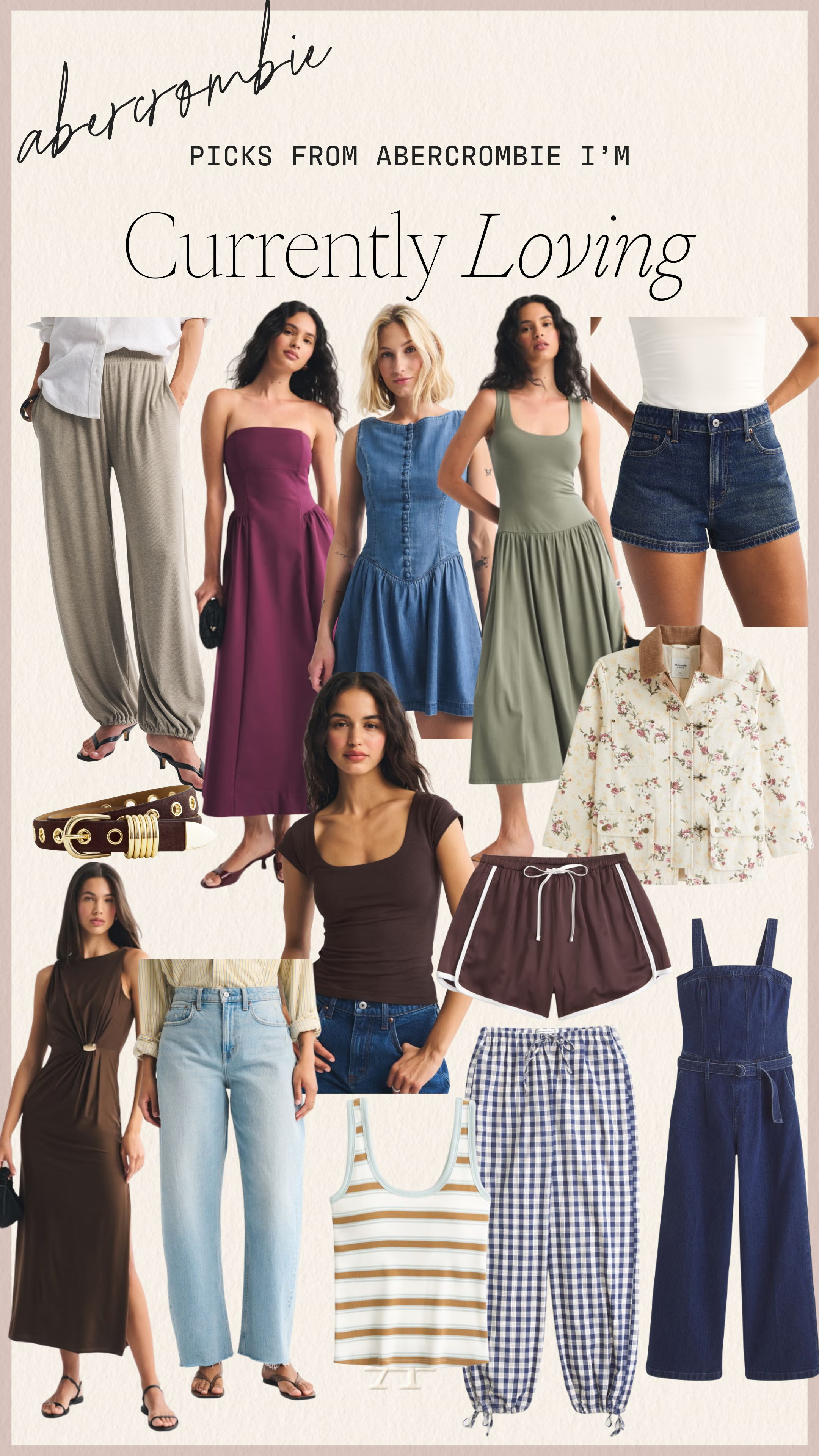 Abercrombie spring new arrivals are so insanely good!  

 