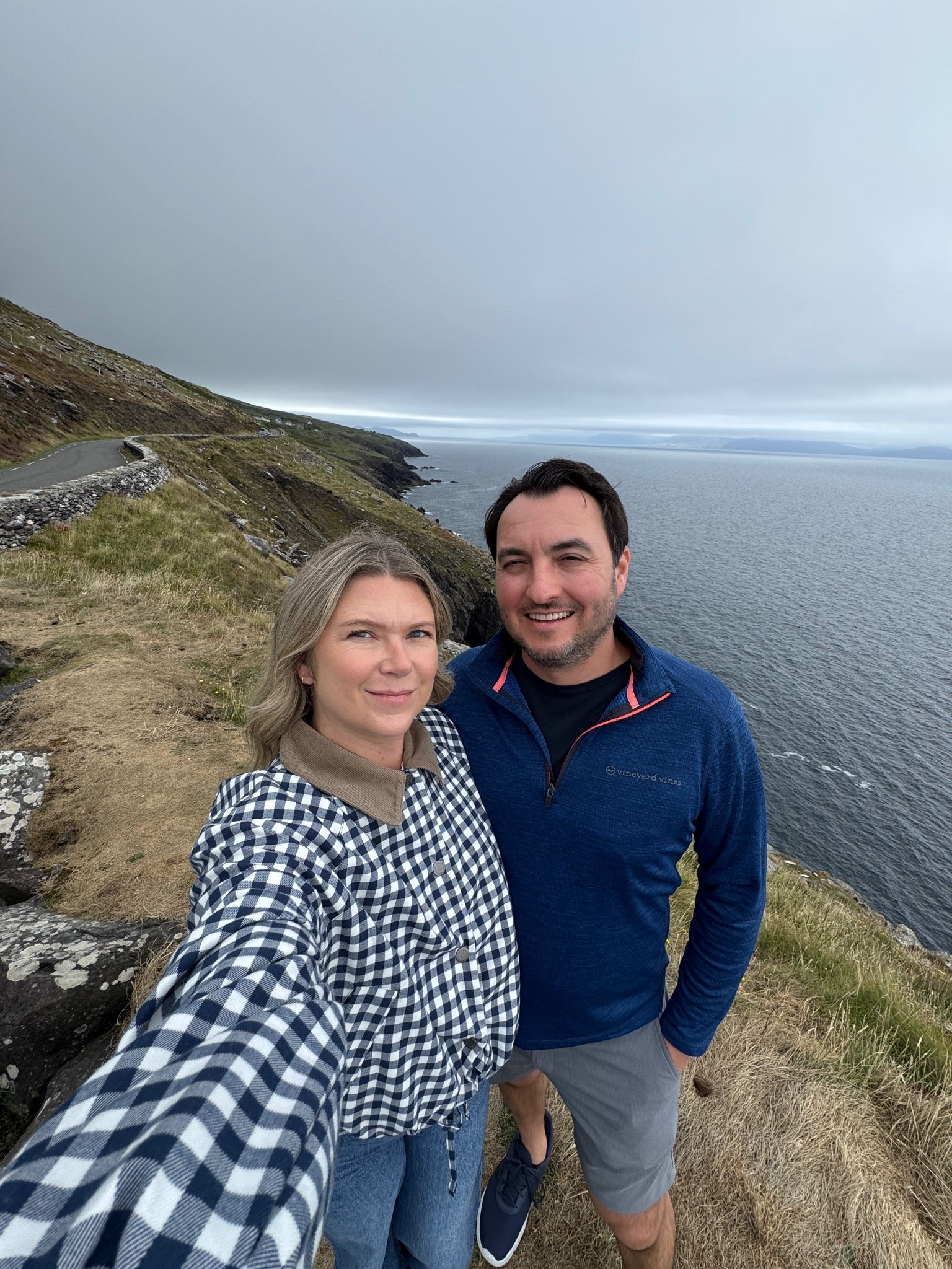 What I packed for our 10-day Ireland trip 🇮🇪 Outfit pictured was worn to Dingle + Slea Head Drive! 

Ireland outfits | Europe outfits | gingham jacket | wide leg jeans | travel outfits | fall outfits

#LTKTravel