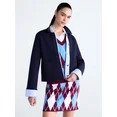 Free Assembly Women's Cropped Sweater Jacket, Sizes XS-XXL | Walmart (US)