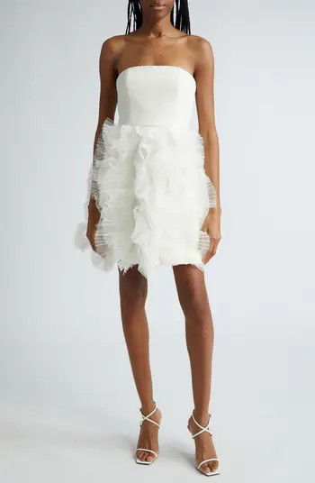 Cinq à Sept Ryan Ruffle Strapless Dress | Nordstrom | Nordstrom