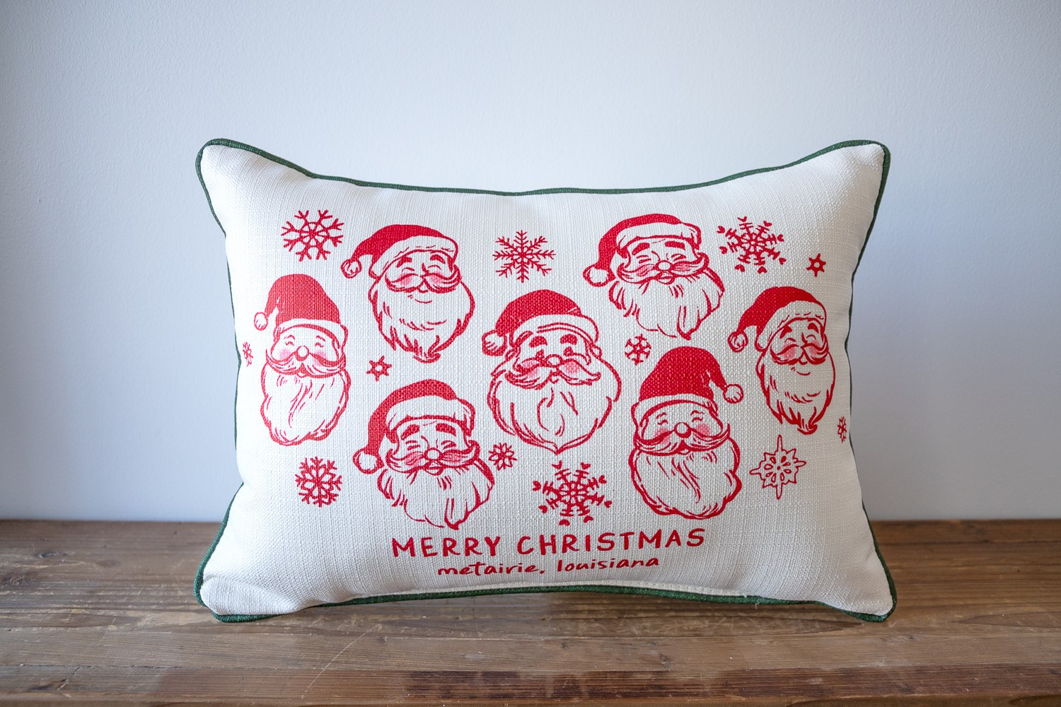 Outline Santas Pillow | Little Birdie | Little Birdie