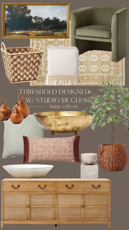 In stock at Target from the Threshold designed with Studio McGee collection - living room decor, home decor, throw pillows and more

#LTKhome