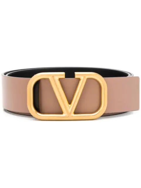 Valentino Garavani Logo Buckle Belt - Farfetch | Farfetch Global