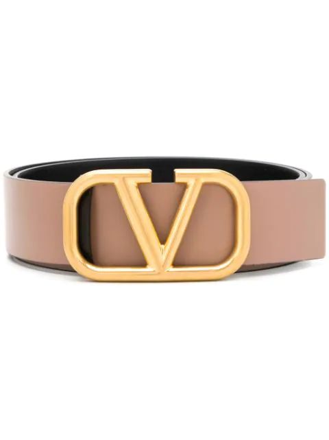 Valentino Garavani Logo Buckle Belt - Farfetch | Farfetch (UK)
