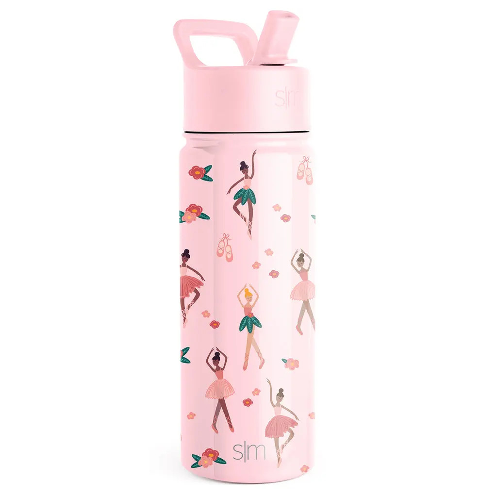 Summit Kids Water Bottle with Straw Lid | Simple Modern