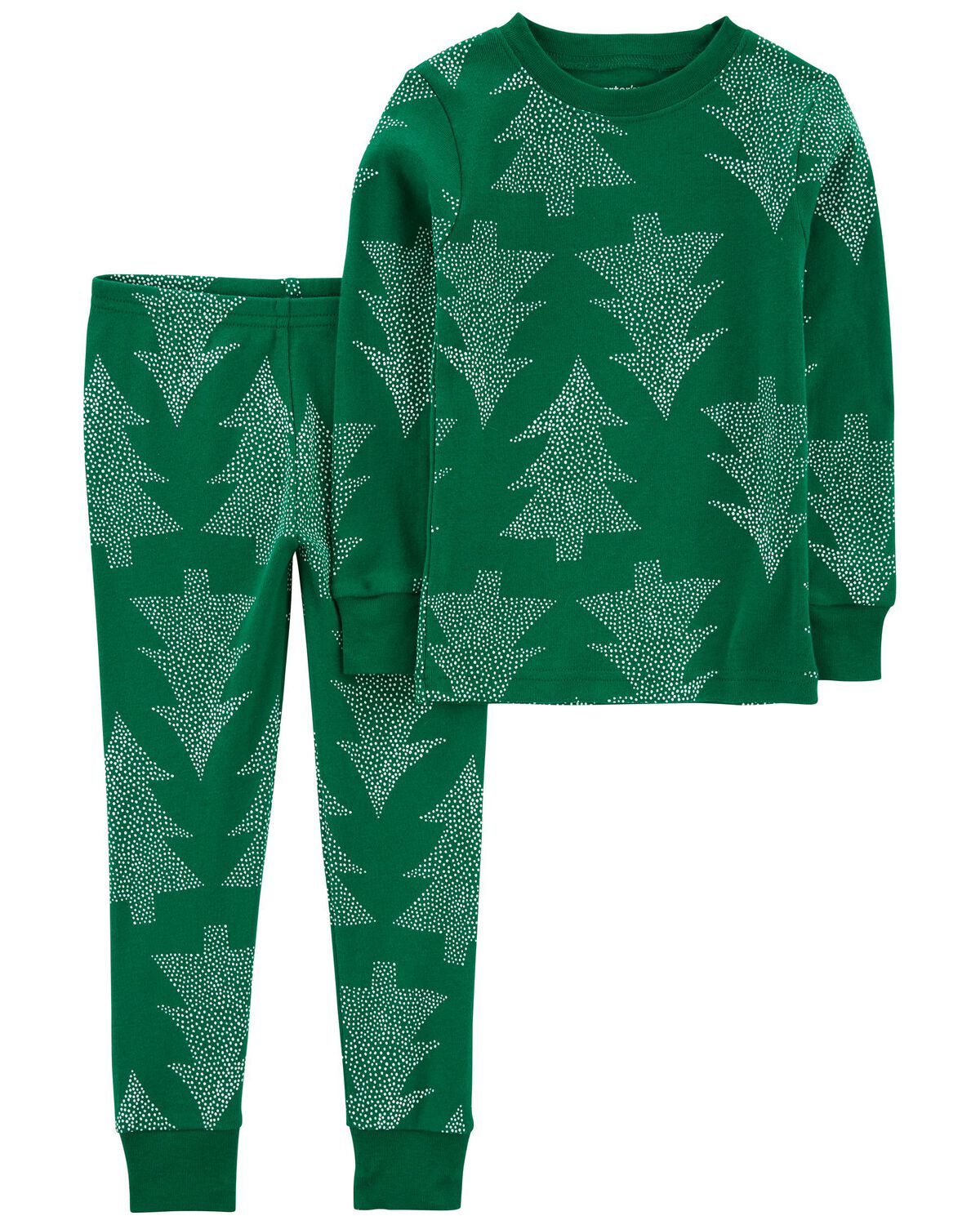 Green Toddler 2-Piece Christmas Tree 100% Snug Fit Cotton Pajamas | carters.com | Carter's