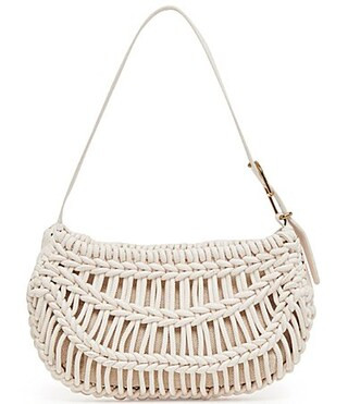Dolce Vita Cannes Woven Shoulder Bag - Ivory | Dillard's