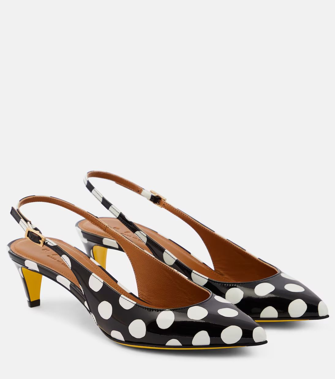 Slingback-Pumps aus Lackleder | Mytheresa (DACH)