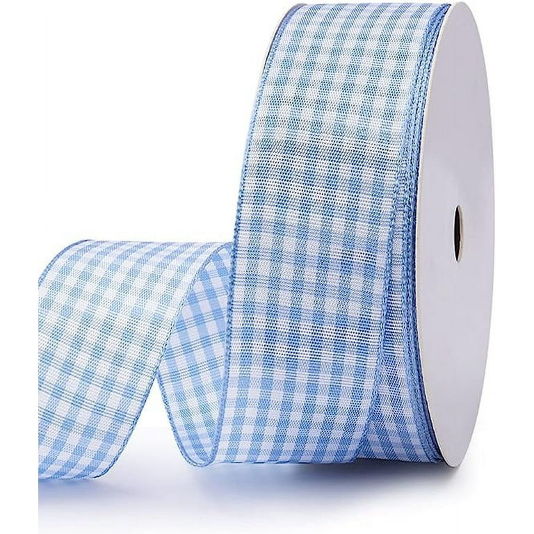 Namzi Gingham Ribbon Checkered Ribbon 1-Inch Wide Taffeta Plaid Ribbon 25 Yard Long 100% Polyeste... | Walmart (US)