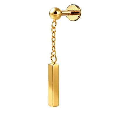 Bar Dangle Flat back | Pierced by Ash Design