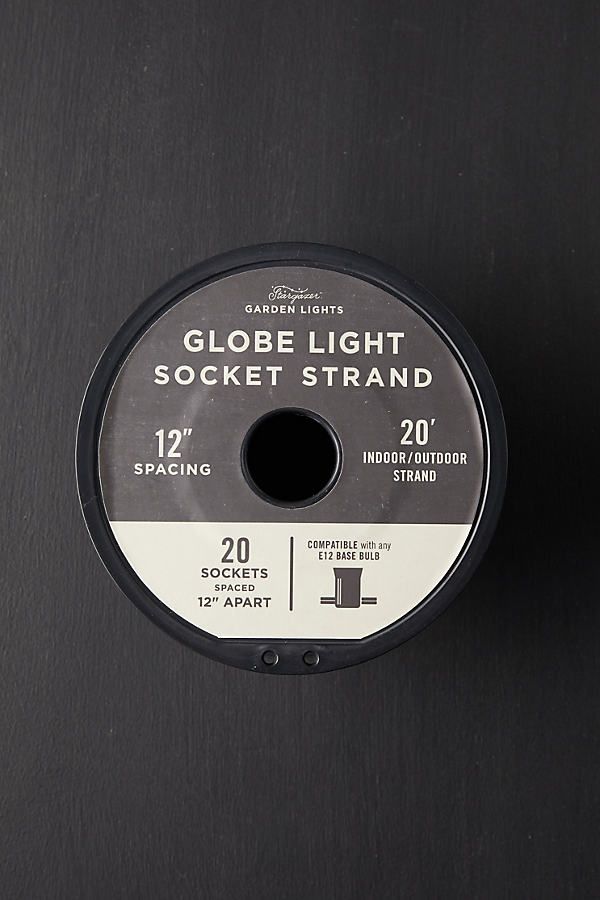 Stargazer Globe Light Socket Strand, 12 By Terrain in Assorted | Anthropologie (US)