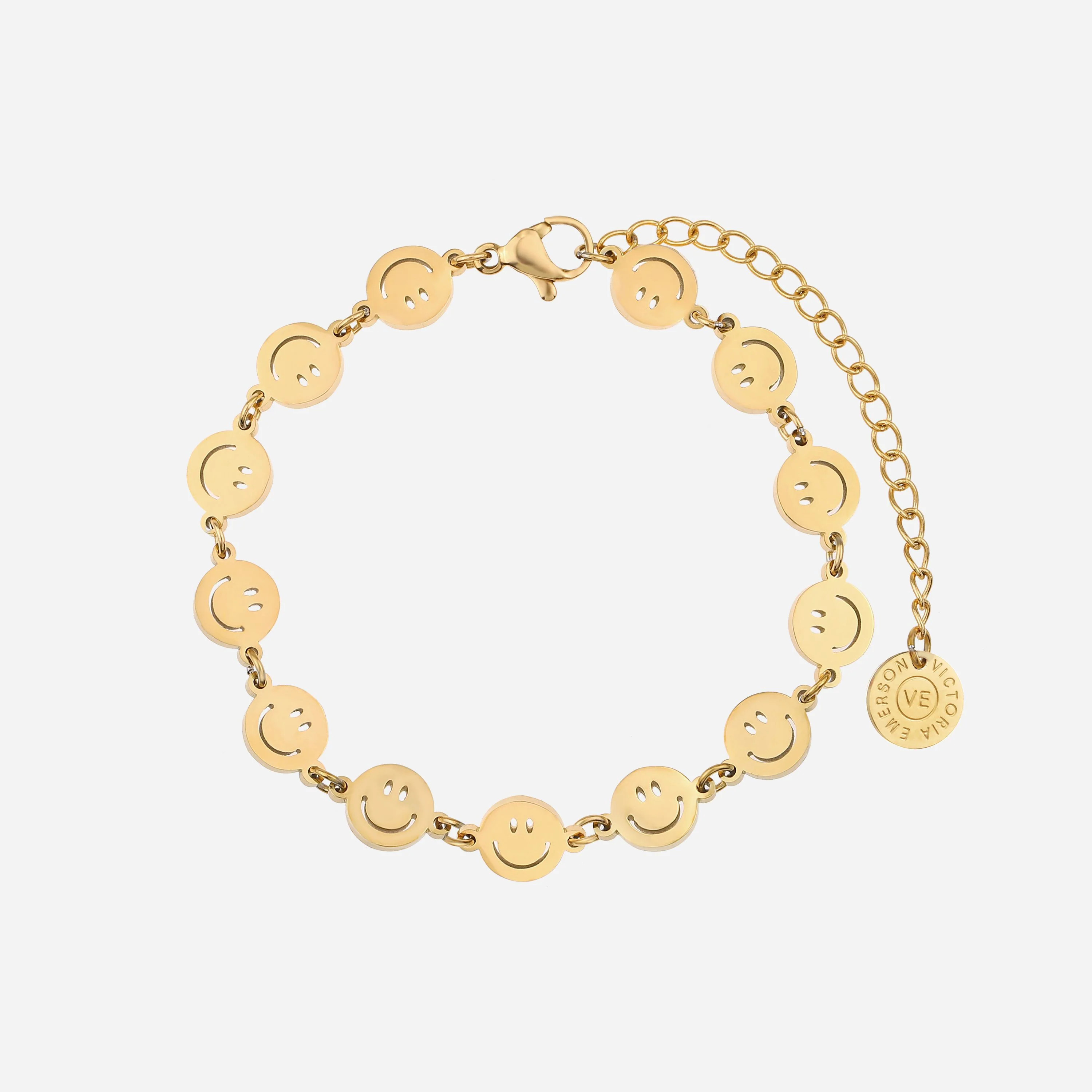 Gold Be Happy Bracelet | Victoria Emerson