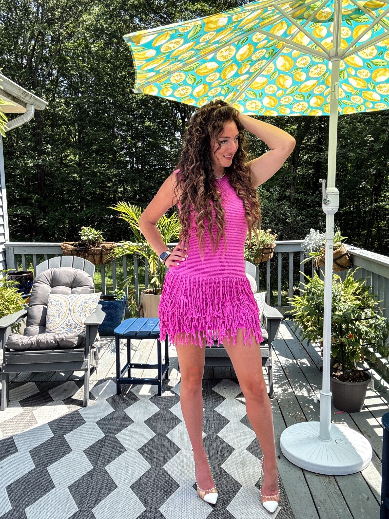 Shein knit tassel dress with open back. Perfect little dress for vacation or a swim cover up too  

#LTKTravel #LTKFindsUnder50 #LTKSeasonal