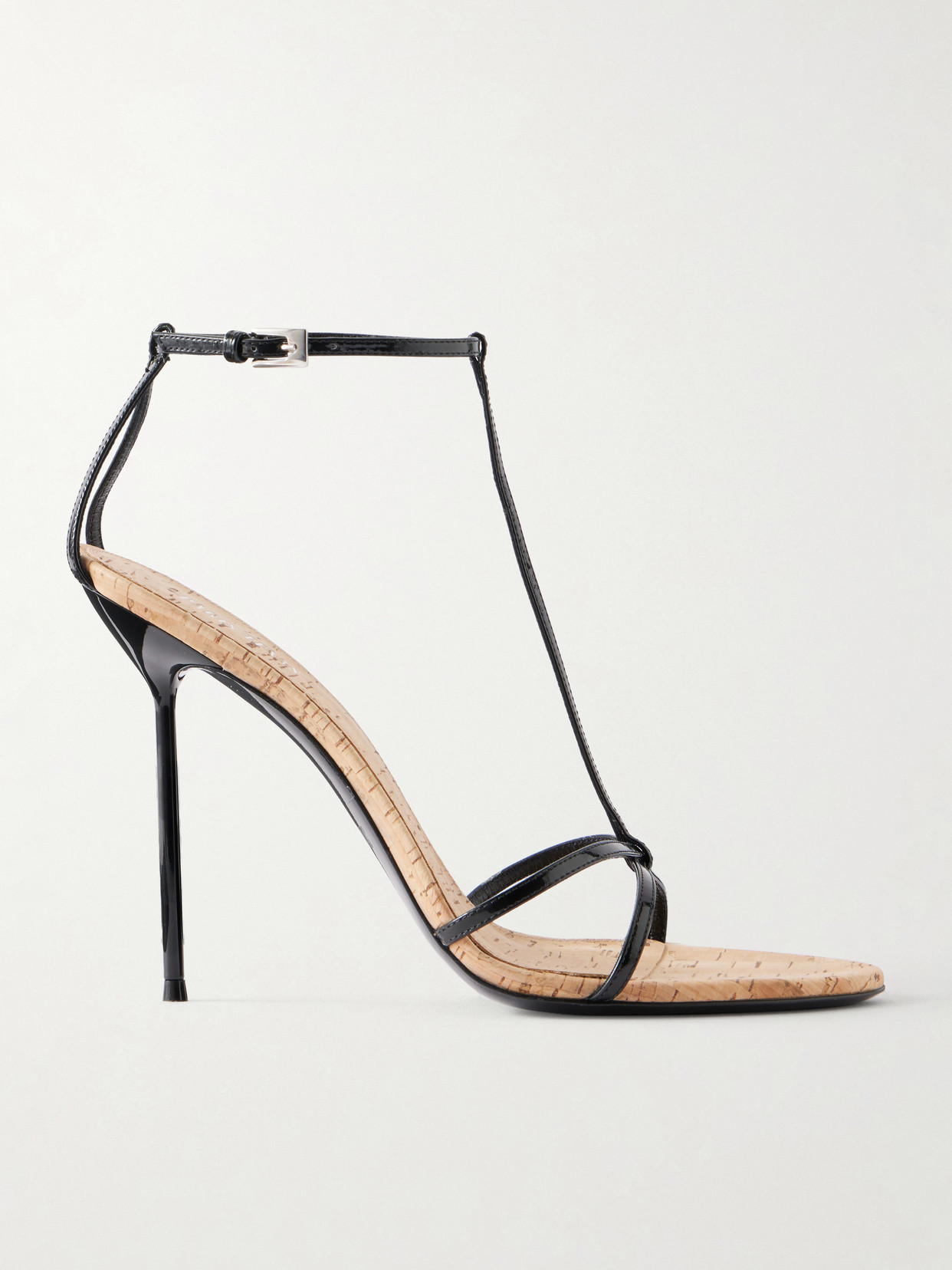 Paris Texas - Lidia Patent-leather Sandals - Black | NET-A-PORTER (US)