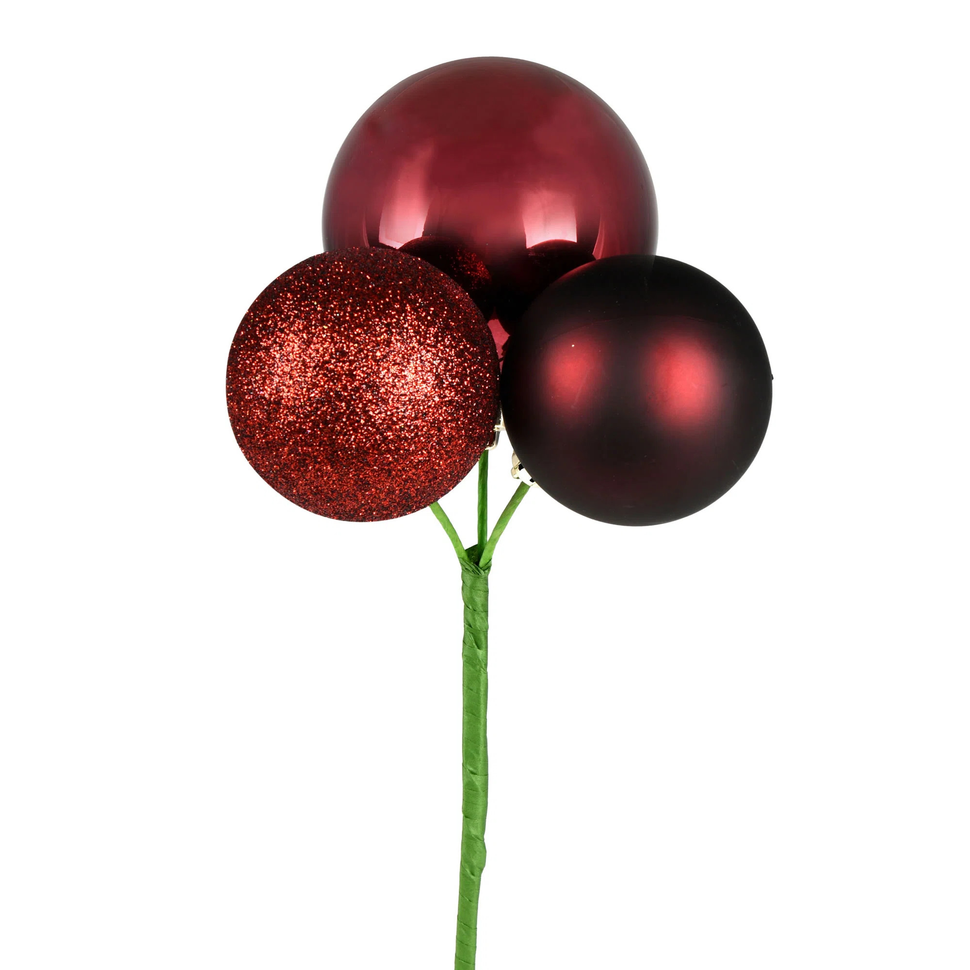 Vickerman 18" Ball Ornament Christmas Pick, 4 per Bag & Reviews | Wayfair | Wayfair North America