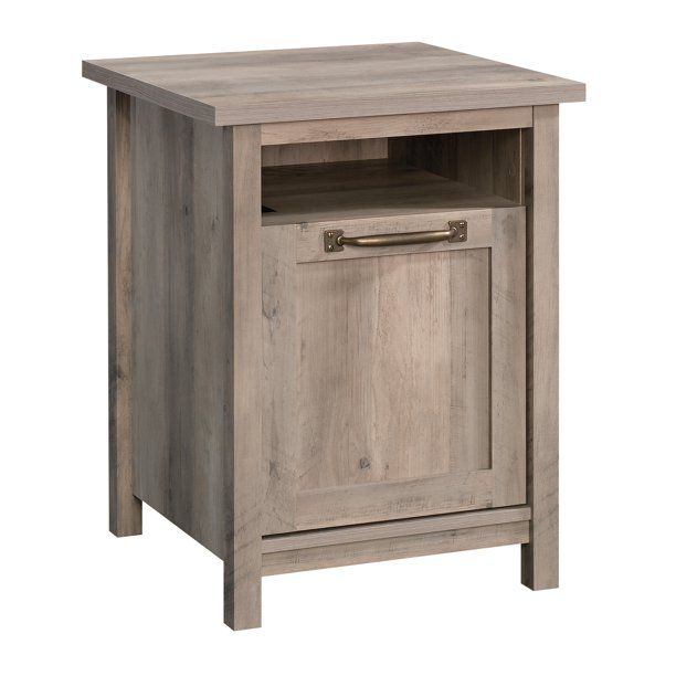 Better Homes & Gardens Modern Farmhouse Side Table with USB, Rustic Gray Finish | Walmart (US)
