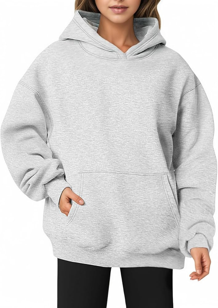 Women Hoodies Sweatshirts Sweaters Fleece Pullover Oversized Long Sleeve Crewneck Shirts Fall Win... | Amazon (US)