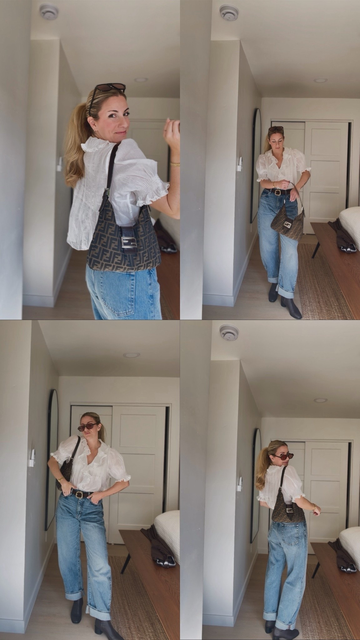 third night out in a row… who am i 😂✨

kept tonight a little more casual with my FRAME bubble jeans, DÔEN Florine top + Quince leather booties — easy, comfortable, but still polished enough for dinner and drinks.

this is basically my ideal casual night-out formula lately: great denim + a pretty top + a simple boot. 🤎

everything linked below ↓

#LTKootd #LTKgrwm #LTKSeasonal