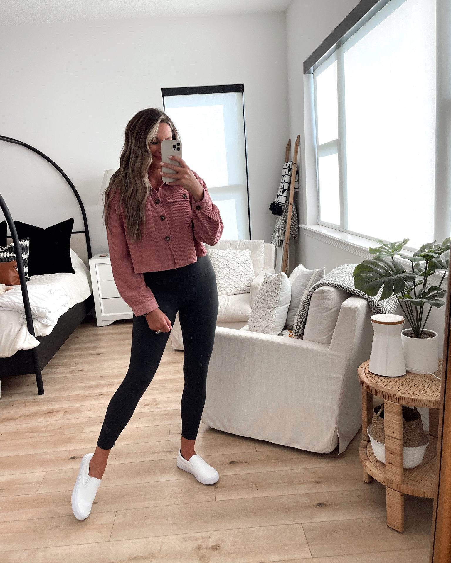 In a small jacket and leggings from Amazon- fits TTS.

#LTKstyletip #LTKunder50 #LTKSeasonal