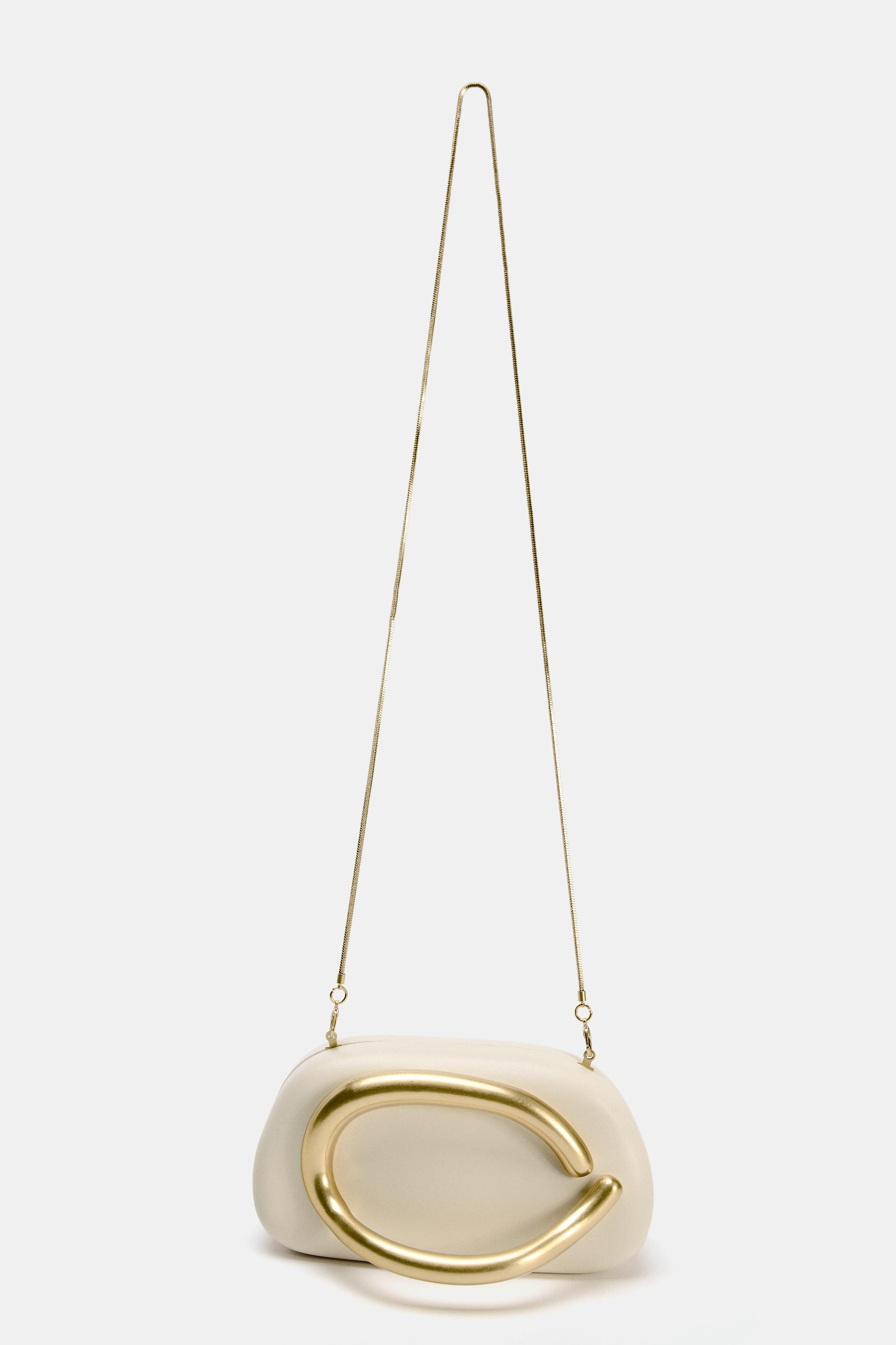 GOLD CLASP BOX BAG | Zara US