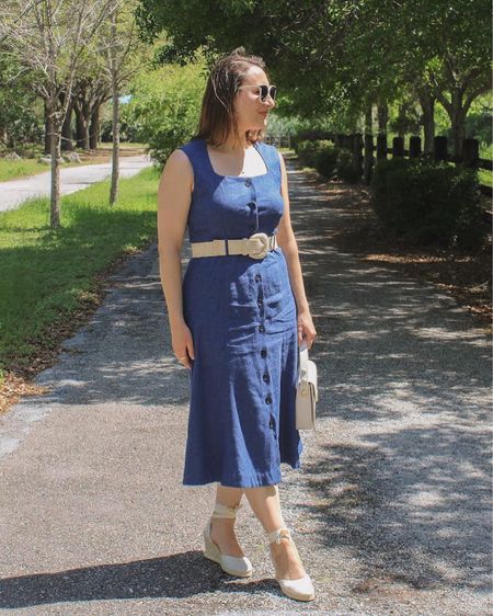 This linen blend dress is perfect for office and play. 

Spring dress. Summer dress. 

#LTKfindsunder100 #LTKstyletip
