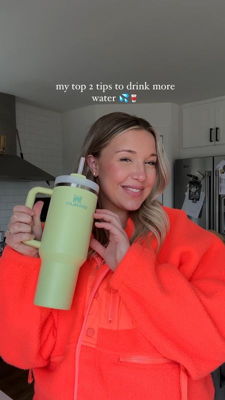 One of my favourite hacks to drink more water is get a water bottle with a straw (& one that will keep your water ice 🧊 cold)! Both the Stanley Quencher & IceFlow are my favourite for this! I love the Quencher for hydrating while at home, sitting at my desk etc. The Iceflow is amazing for on the go, playing sports, when travelling & you need to throw it in a bag & not deal with leaking! Love all their colours for spring!☀️💐🍉 @stanley_brand #stanleypartner  

#LTKfitness #LTKVideo #LTKtravel