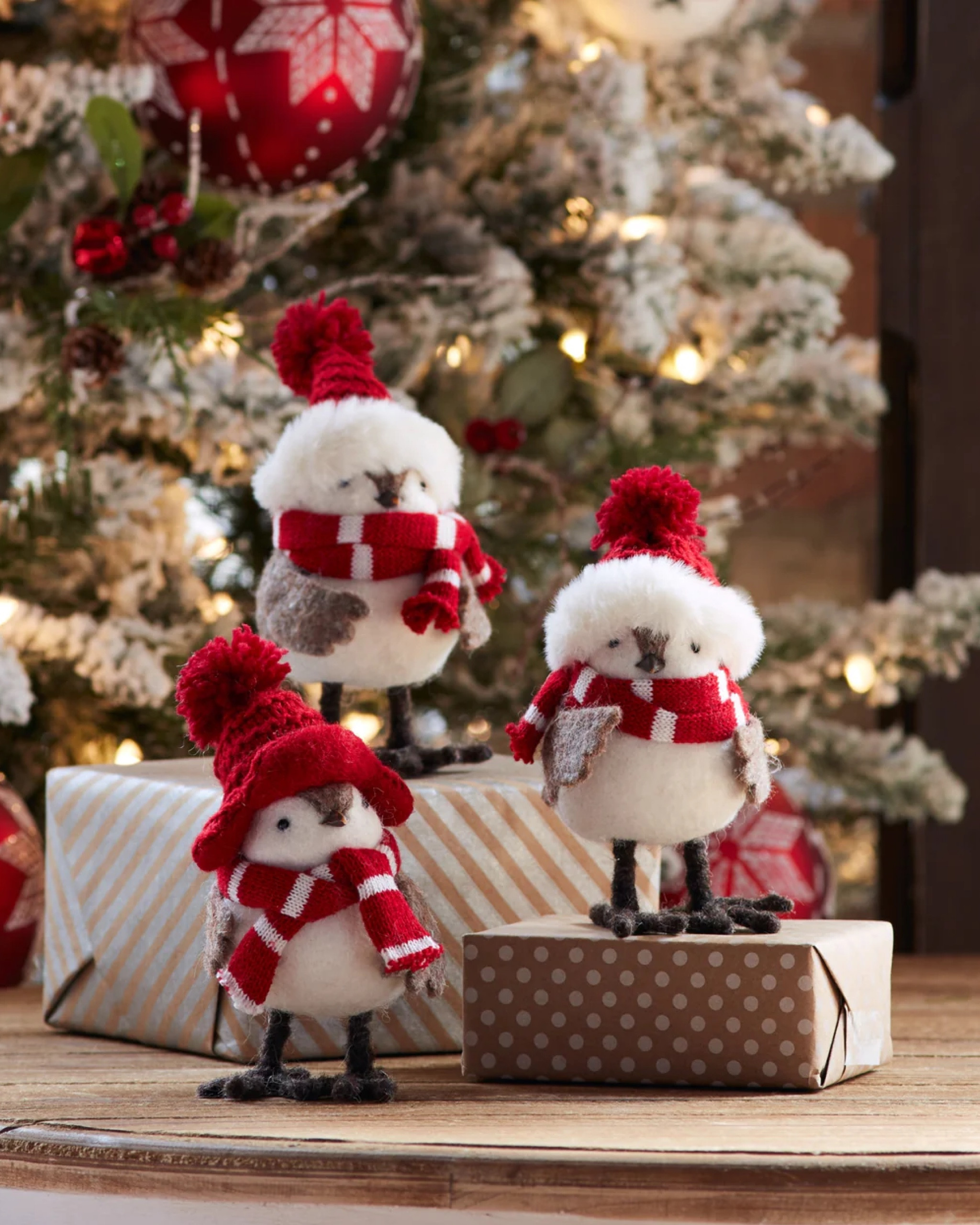 These are the cutest, classic holiday birds and they come as a set of 12. These winter birds are cozied up in plush hats and scarves and are ready to bring holiday cheer to you home. They would look adorable as tabletop decor or perched in your Christmas tree. Everyone will adore these little cuties and will look forward to their appearance year after year. Use code STOCKUP for 15% off.

#LTKHoliday #LTKsalealert #LTKhome