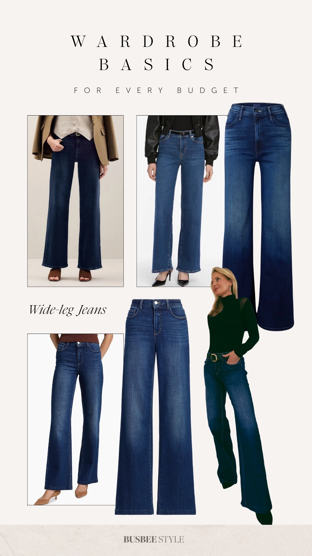 Flattering wide leg jeans for every budget 

#LTKSeasonal