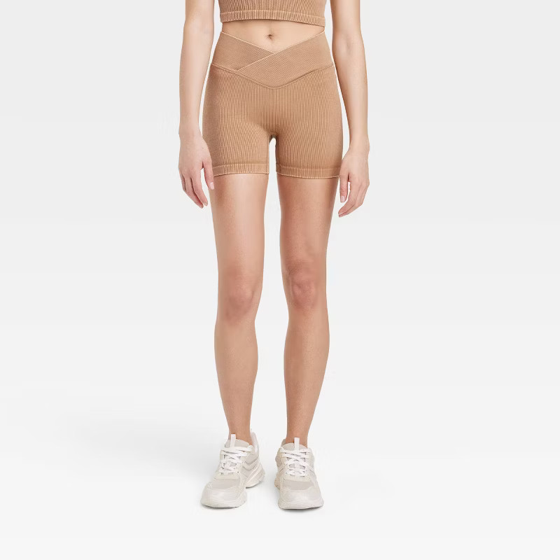 Women's Cross Waistband Bike Shorts 4" - JoyLab™ | Target