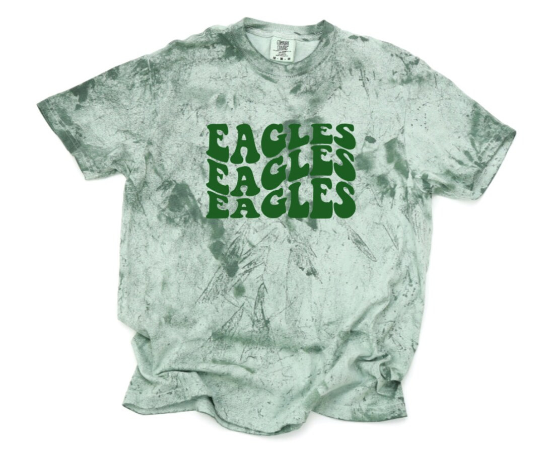 Eagles Comfort Colors Shirt, Comfort Colors, Color Blast, Eagles Tshirt, School Mascot, School Te... | Etsy (US)