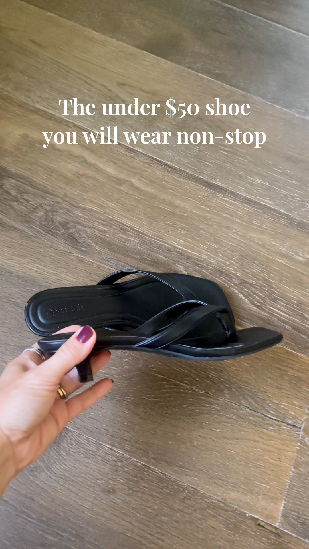 My new favorite shoe in my closet that is perfectly on trend for fall fashion. It's a great kitten heel sandal that you can wear with everything - looks great with all jeans, skirts, jorts, dresses and shorts. I've been wearing non-stop for mom life and mom fashion to feel fashionable but still practical. Capsule wardrobe. Sandal basic. Fall trends. Nordstrom. Kitten heel. 

Got my true size 6.5

#LTKStyleTip #LTKFindsUnder50