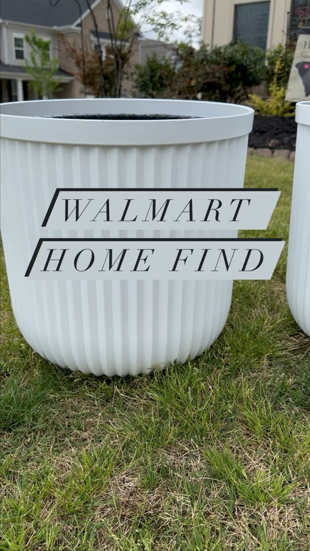 Walmart planter, Pottery Barn dupe, only $25 per planter  

#LTKunder50 #LTKSeasonal #LTKFind