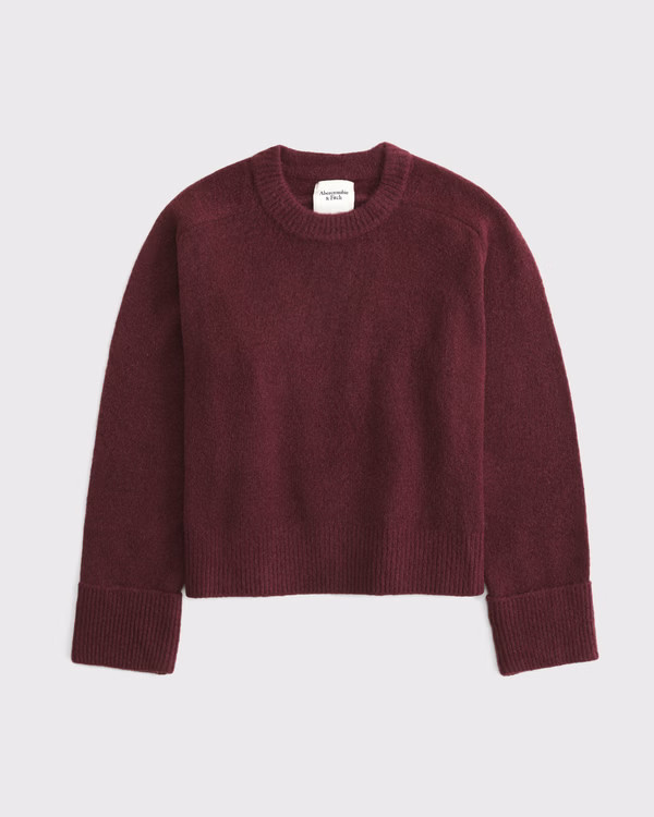 The A&F Madeline Crew Sweater | Abercrombie & Fitch (US)