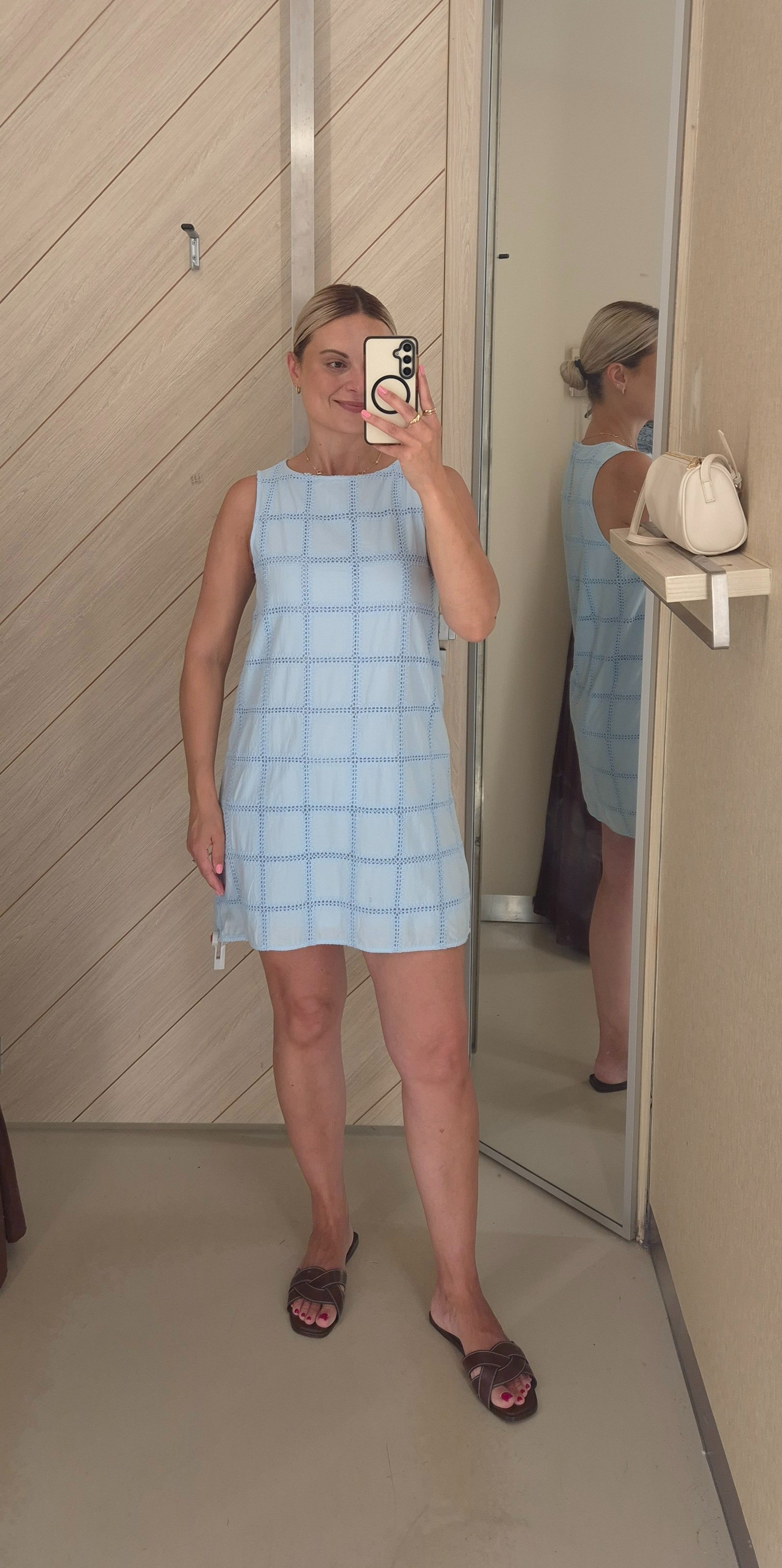 Perfect little shift dress for hot summer days 🩵 

#LTKFashionMonth #LTKaustralia #LTKdresses