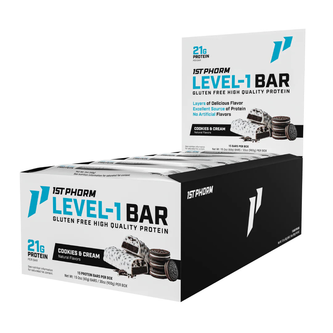 Level-1 Bar (15ct) | 1st Phorm