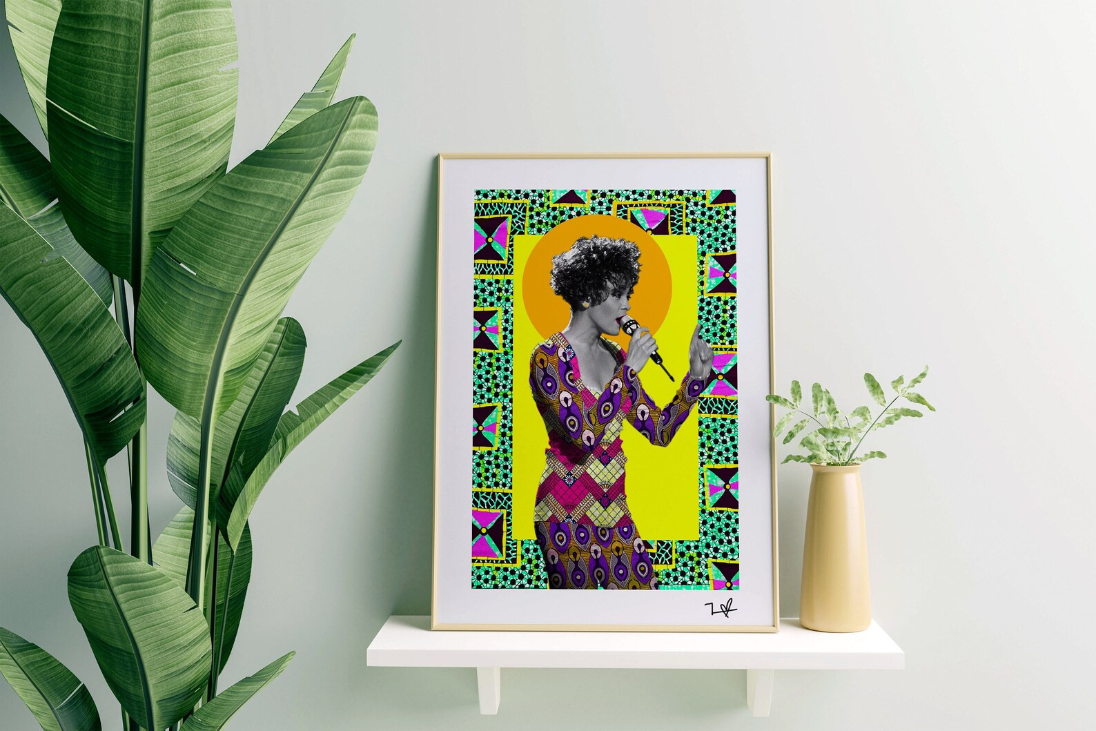 Whitney Houston - Limited Edition Print - A4 Print - A3 Print - Digital Collage - Black Art - Afr... | Etsy (US)