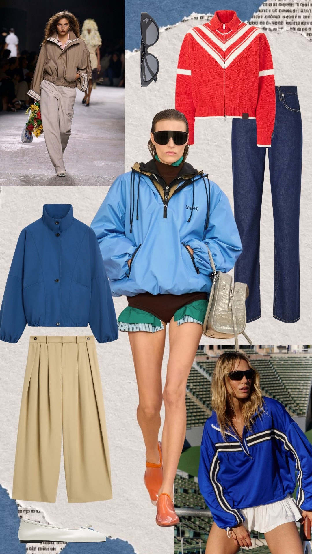 Sporty Layers, Elevated

A fresh take on sporty dressing, where windbreakers, zip knits and relaxed tailoring come together in bold blue, red and sand tones. It’s that perfect mix of off-duty ease and polished styling—clean, cool and made for effortless transitional dressing.

sporty style, elevated casual, windbreaker, athleisure, off-duty style, transitional dressing, relaxed tailoring, everyday outfits, blue outfit, sporty chic, fashion edit, casual layers

#LTKFashionMonth #LTKstyletip #LTKsummer