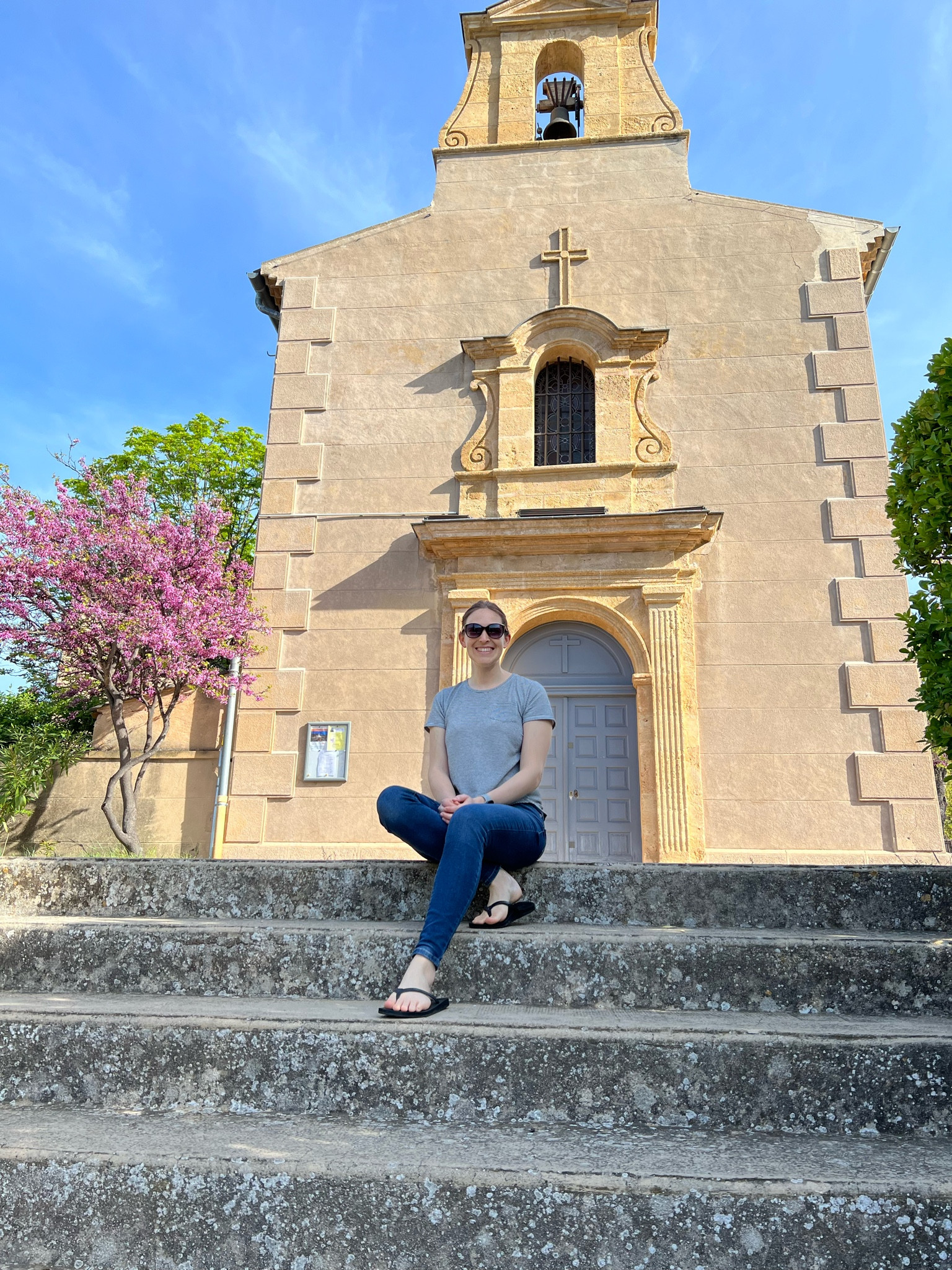 We had gorgeous weather in Tholonet, France! Last leg of our trip. Wishing I was still there  