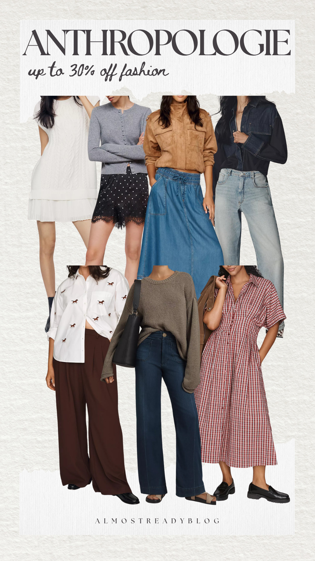 30% off select clothing, accesories, and more! 

sale alert, anthropologie, fall outfits, denim, fall dresses, sweaters, amanda west, almost_readyblog  

 #LTKootd #LTKSeasonal